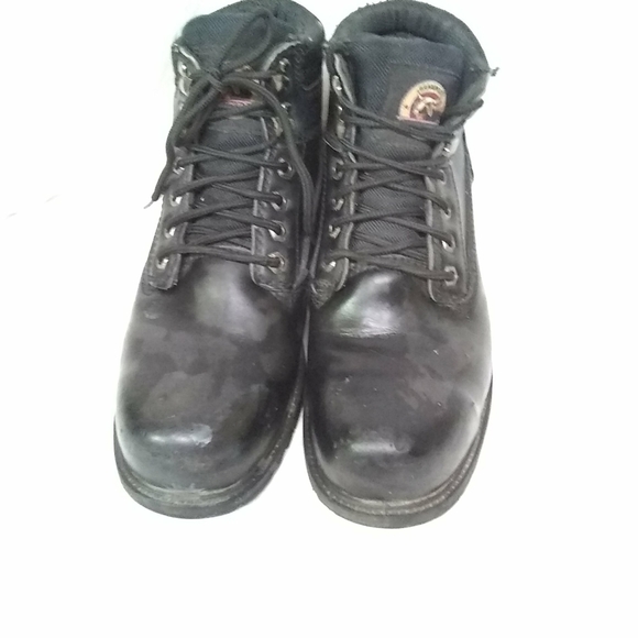 ?Brahma Mens Steel Toe Work Boots Slip Resistant Sz 9.5W Black main image 7